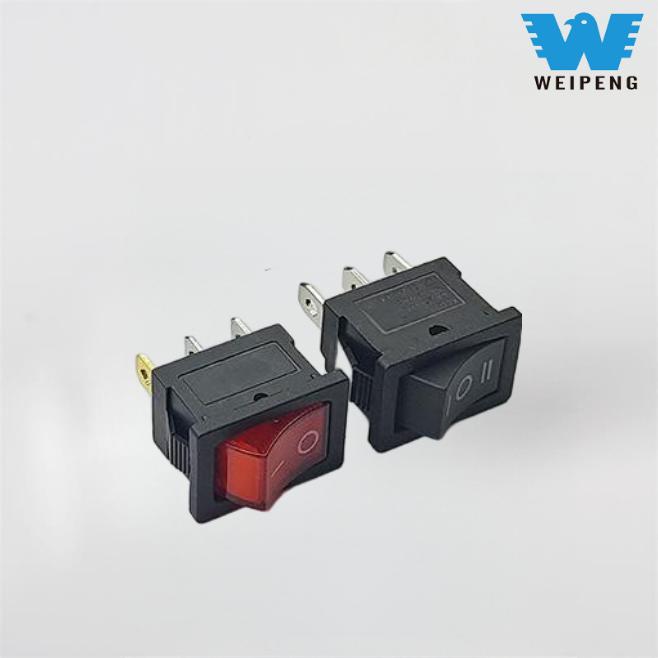 15 * 21 mm 3-pins 3-positie rocker boot-aan/uit-schakelaar