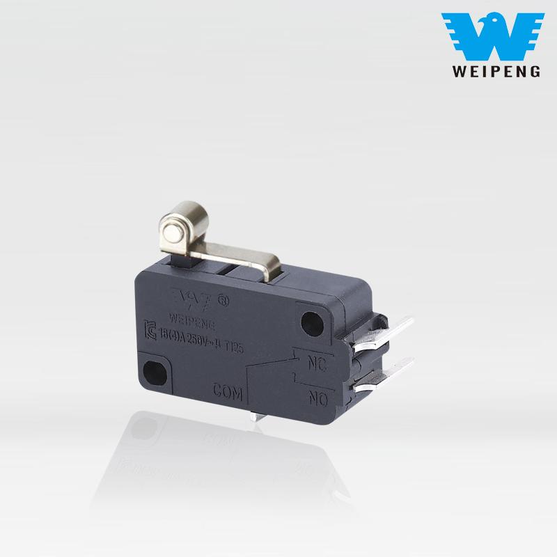 16A 3-pins zelfreset-microschakelaar voor rolwasmachine