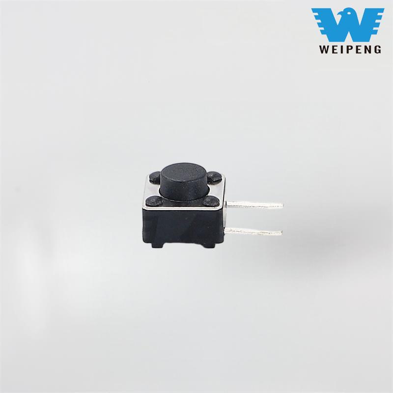 6X6mm tactiele schakelaar voor opbouwmontage met twee poten