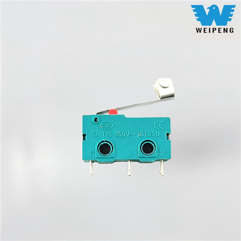 Contact Knop 5A/125V 250V Rechte handgreep Drie-pins microschakelaar voor reislimiet