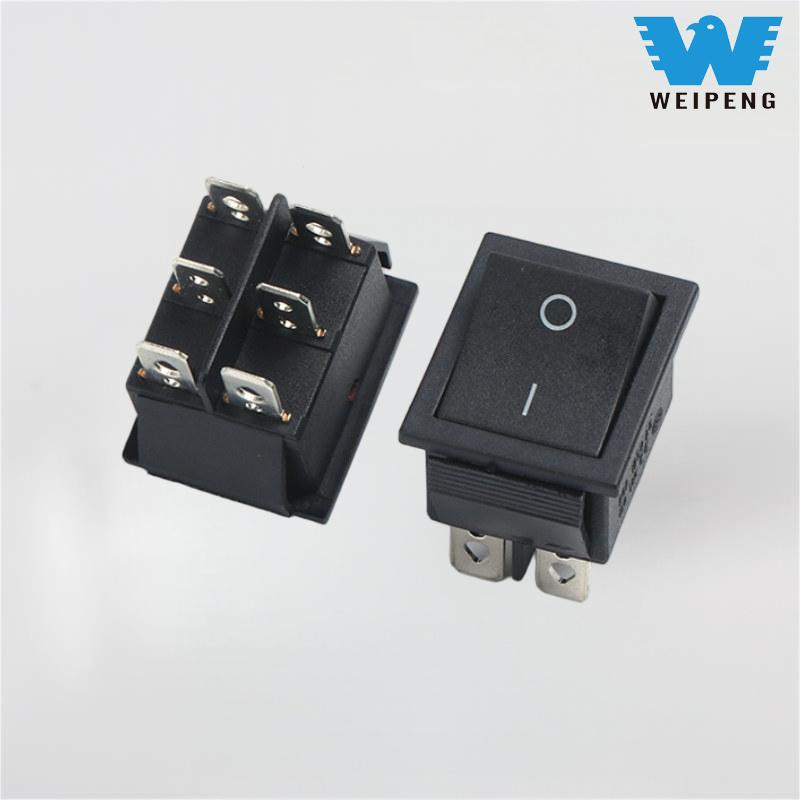 Kcd4 waterdispenser 2 versnellingen 6-pins 16A tuimelschakelaar aan/uit-knop
