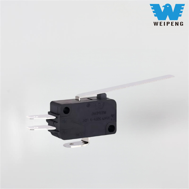 Elektrisch speelgoed met lange handgreep en automatische reset-microschakelaar