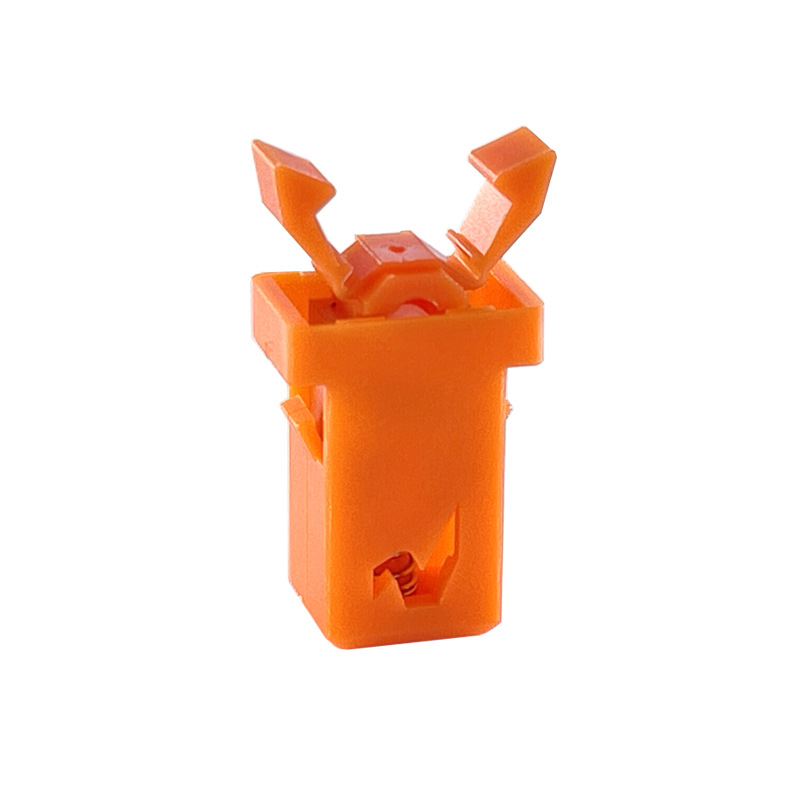 Tandenstokerdoos Vergrendeling Tissuedoos Oranje drukschakelaar