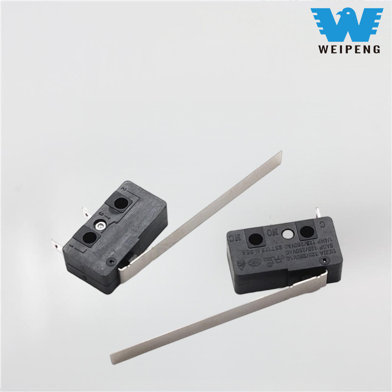 Reiseindschakelaar met gebogen hendel/handvat/koperen rol