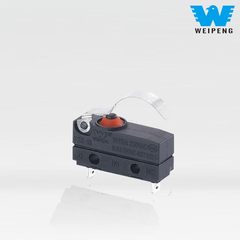 Weipeng 10A zijuitgang IP67 autostoel microschakelaar fabrikant