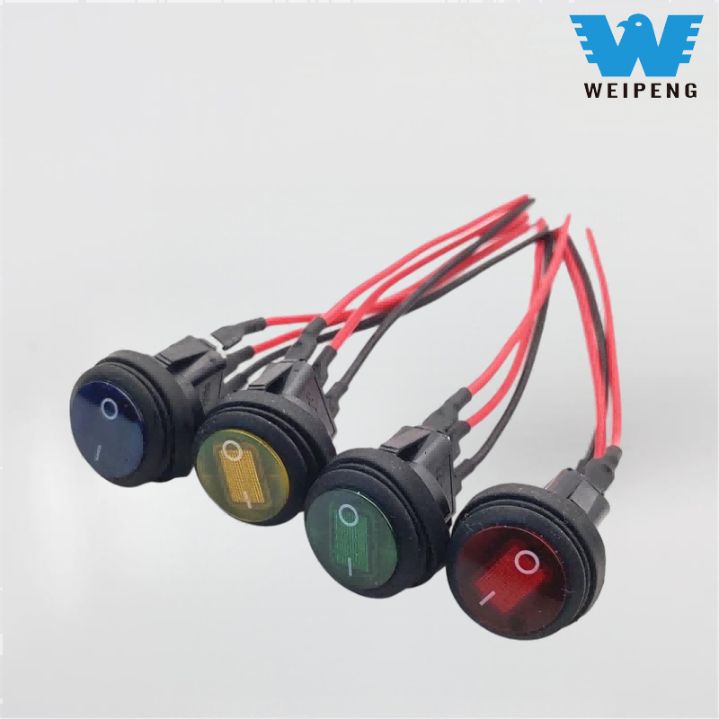 Weipeng Ronde Waterdichte Bootschakelaar met Draad